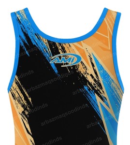 Traje de Lucha AMI con Estampado por Sublimación, Ajustado, para Hombre, que Absorbe la Humedad, Transpirable, de Secado Rápido y Elástico - Product Image 6