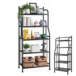 Étagère de rangement pour salle de bain à 5 niveaux, grande capacité, robuste, multifonctionnelle, pour la maison - Product Image 1