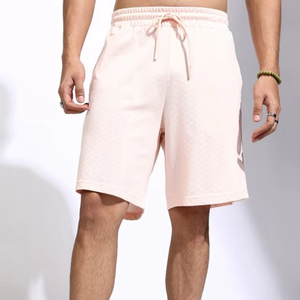 Conjunto de Dos Piezas Personalizado de Alta Calidad, Camiseta y Pantalones Cortos, Traje Deportivo de Verano, Informal, Transpirable, de Algodón, para Hombre - Product Image 4