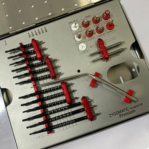 26 Pcs Bone Bridge Dental Implant Premium Zygomatic Surgical Kit High-quality Ergonomic Stainless Steel Manual <b>Drills</b> CE - Product Image 1
