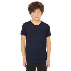 Kids Unisex Summer Custom Logo Front 100% Cotton Short Sleeve <b>Silk</b> Screen Printed Solid Color Casual High Quality <b>T</b>-<b>Shirts</b> - Product Image 1