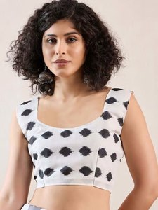 ผ้าซารีลายพิมพ์ดิจิทัลลิลานคอตตอนสุดพิเศษ สวยงามโดดเด่น พร้อมภาพถ่ายนางแบบจริง - Product Image 2