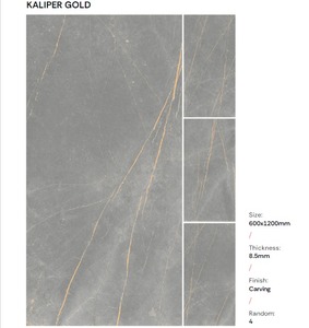 Carrelage mural extérieur en porcelaine pleine masse, effet lumière douce, pour salle de bain et hall, aspect brique, plusieurs designs disponibles - 600x1200mm pour votre maison - Product Image 2