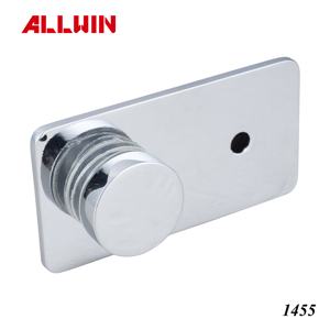 Conector de latón macizo de 90 grados para vidrio plano, abrazadera para herrajes de barandillas de puertas de vidrio - Product Image 5