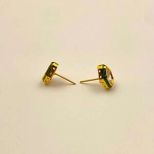 Green Meenakari Polki <b>Earrings</b> 22K Gold Plated Ethnic Bridal Jewelry for Women Gift for Her Factory Price - Product Image 3