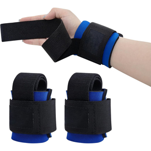 Sangles de musculation à prix d'usine, sangles de sécurité pour la musculation et le fitness, en coton noir et néoprène, légères, protection avancée - Product Image 1