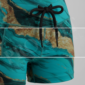 Shorts Deportivos de Secado Rápido, Modernos y Elegantes, con Bolsillos, Transpirables, Elásticos, para Correr, Fitness, Yoga, con Control de Abdomen, para Mujer - Product Image 4
