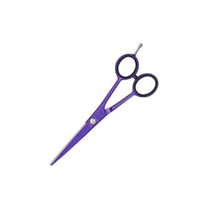Ciseaux de coiffure professionnels pour cheveux clairsemés, lame en acier inoxydable, pour droitiers, manche en plastique, pointe arrondie et tranchante - Product Image 3