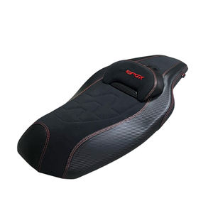 Motorrad Vorder- und Rücksitz Einteiliges Sitzpolster Modifizierter Sitz PU-Leder Kissen Dicker Motorradsitzbezug für YAMAHA NVX155 AEROX155 - Product Image 2