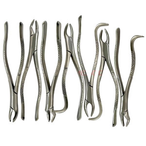 Universal Manual German Stainless Steel Tooth Molar Extraction <b>Pliers</b> <b>Set</b> 7-Pack Dental Forceps for 1st-3rd Molars (Left/Right) - Product Image 1
