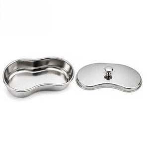 ถาดใส่เครื่องมือผ่าตัดสำหรับไต ทำจากสแตนเลส พร้อมฝาปิด - Product Image 4