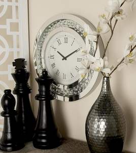 Reloj de Pared Moderno de Madera y Metal de Primera Calidad, Elegante Reloj Decorativo Contemporáneo para el Hogar y la Oficina - Product Image 6