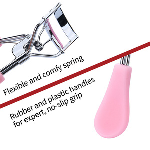 Outil professionnel pour recourber les cils, accessoire de beauté en acier inoxydable, recourbe-cils avec coussinet en silicone et poignée ergonomique pour le maquillage - Product Image 4