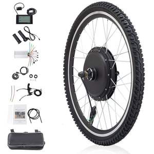 Kit de Bicicleta Eléctrica de 26 Pulgadas y 1500W con Neumáticos Negros, Piezas de Modificación para Bicicleta - Product Image 2