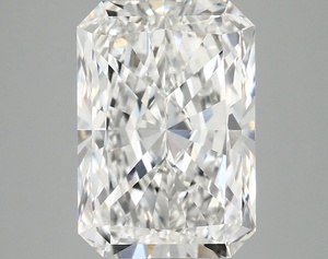 Solitaire 4.00 CT Lab Grown Diamond CVD Radiant Cut 11.40 MM VVS2 Clarity F Color avec certificat IGI - Product Image 1