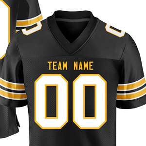 Maillot de football américain court imprimé sur mesure de haute qualité en gros – Nouveautés 2026 – Couleur et logo personnalisés - Product Image 2