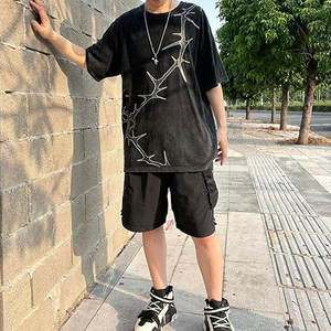 Camisetas Extra Grandes Vintage, Camisetas Lavadas al Ácido, Ropa Urbana Informal para Hombre y Mujer, Cómodas, Holgadas, de Algodón, para Verano - Product Image 2