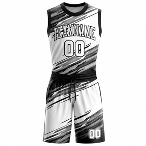 Maillot de basket-ball personnalisable 100% polyester avec impression par transfert thermique, sans manches, unisexe, adulte, fabriqué au Pakistan - Product Image 3