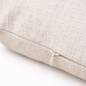 Funda de Almohada de Mezcla de Cáñamo y Algodón de Alta Calidad, Bordado Personalizado, Cierre de Cremallera, Venta al por Mayor, Tailandia - Product Image 3