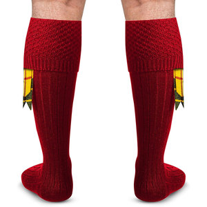 Durable Comfortable Scottish Highland Kilt Hose <b>Socks</b> for Men Traditional <b>Wool</b> Blend Long <b>Socks</b> Soft Ribbed Design Supplier - Product Image 2