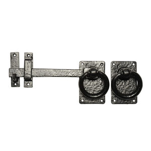 Loquet de porte décoratif à design traditionnel, installation par vis, quincaillerie de porte en fonte durable pour immeuble de bureaux - Product Image 2