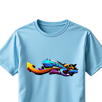 T-shirts pour hommes en polyester avec impression par sublimation intégrale DTG, impression numérique, t-shirt 3D, t-shirt personnalisé par sublimation pour unisexe