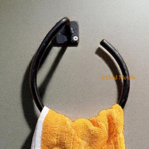 <b>Wall</b> <b>Mounted</b> Heart <b>Towel</b> <b>Rail</b> Hand Forged Blacksmith <b>Towel</b> Holders Wrought Iron <b>Towel</b> Stands - Product Image 5