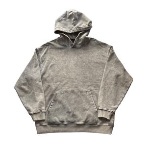 Top tendance prix raisonnable coton polaire hommes lavage à l'acide à capuche 2025 nouveau élégant taille personnalisée lavage à l'acide sweats à capuche hommes Service OEM - Product Image 1
