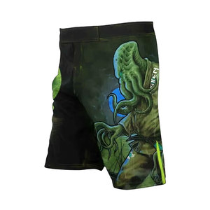 Shorts de boxe de haute qualité pour hommes, ultra confortables, flexibles et durables, pour entraînement de Muay Thai et de combat. - Product Image 4