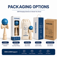 Juguete Kendama de Madera EDULAND |   Juego de coordinación ojo-mano para niños y adultos |   Certificado CE EN71 |   Logotipo y Color Personalizados