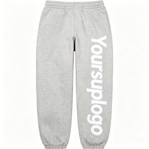 Pantalones Deportivos Negros para Hombre con Logotipo Personalizado, Cintura Elástica, Estilo Casual, Estampado de Letras en la Pierna Derecha, Algodón de Peso Medio, para Otoño - Product Image 5