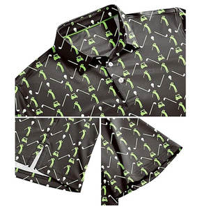 Nuevo Diseño, Mejor Calidad, Cómodas Camisetas de Golf para Hombre de Secado Rápido, Spandex/Algodón, en Venta Online - Product Image 6