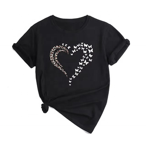 Hip Hop Style Logo personnalisé dessin animé T-shirt haut pour femme vêtements de mode Streetwear Vintage T-shirt Couple graphique imprimé T-shirt - Product Image 4