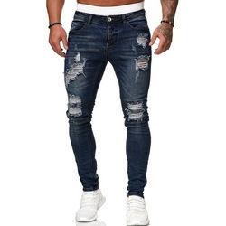 Jeans en denim coupe droite style streetwear personnalisés pour hommes, jeans slim fit pour hommes, vente en gros, impression de logo personnalisé, service OEM - Product Image 3