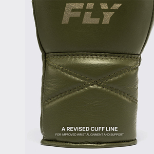 Gants de boxe en cuir entièrement personnalisés de marque propre Green Fly, équipement professionnel de combat, kickboxing, Muay Thai, Fly Boxing - Product Image 6