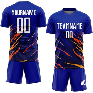Ensemble Maillot et Short de Football Personnalisé Dry Fit Pro-Mesh – Kit Performance Professionnel pour Équipes – Tendance Marché USA et Europe - Product Image 1