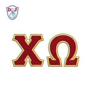Patch brodé personnalisé thermocollant pour vêtements de fraternité et de sororité, appliques de lettres pour vêtements de sport universitaires - Product Image 1