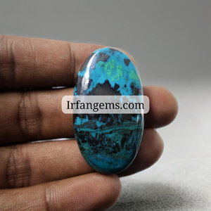 Lot en gros de cabochons d'azurite 100% naturelle, pierres d'azurite faites à la main de formes et tailles variées pour la fabrication de bijoux, lot en vrac de cristaux d'azurite - Product Image 1