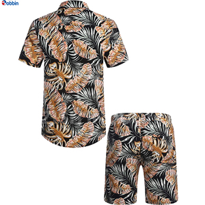 Colección de Verano, Ropa de Playa Personalizada, Trajes de Hombre para Vacaciones en la Playa, Conjuntos Casuales para Hombre, Cómodos y Transpirables - Product Image 1