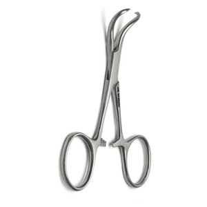 Équipement vétérinaire Backhaus, pinces chirurgicales vétérinaires en acier inoxydable, pince à serviette pour microchirurgie avec caractéristiques droites et courbées - Product Image 4