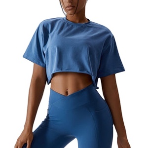 Custom Eco-Friendly Vintage Washed 100% Cotton Oversized Crew Neck T-Shirt Drop Shoulder Loose Fit Sports Quick Dry Breathable - Product Image 2