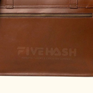 Modern Leather Laptop Bag Durable And Lightweight Design Ideal For Professionals Office Use And Travel Carry Needs - Product Image 5