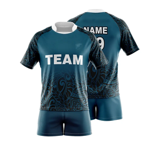 Tenues de rugby personnalisées en gros – Ensembles avec logo imprimé sur mesure, vêtements d'équipe respirants, sublimation, fabricant OEM ODM - Product Image 1