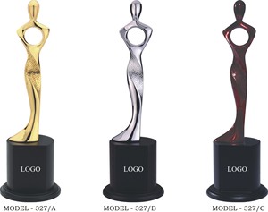 ถ้วยรางวัลโลหะ รุ่น 327 A B C สีทอง สีเงิน สีแดง ฐานสลักโลโก้ รางวัลกีฬา - Product Image 2
