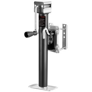 Martinetto per Rimorchio in Acciaio Resistente con Capacità di Carico Dinamica di 2500 Libbre, Maniglia Ergonomica Verticale da 15 Pollici per Uso Automobilistico - Product Image 1