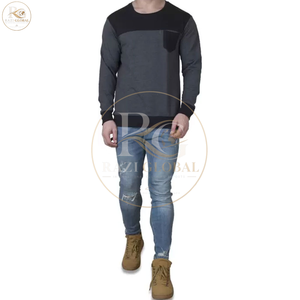 Premium Quality <b>Men</b> <b>Sweatshirt</b> Wholesale Custom <b>Crewneck</b> Pullover Light Weight Casual Wear Solid Color <b>Sweatshirt</b> - Product Image 5