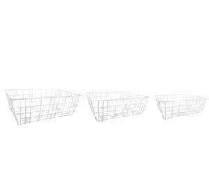 Panier de rangement en métal industriel élégant et durable pour placard - Product Image 5
