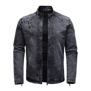 Wholesale Khaki <b>Utility</b> <b>Men</b> Denim <b>Jacket</b> Cotton Twill Flap Pockets Workwear Button Front Durable Casual Denim <b>Jackets</b> - Product Image 4