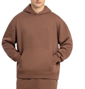 Ensemble de survêtement unisexe en molleton de coton avec broderie et impression unie - Product Image 3