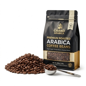 Granos de Café Arábica Tostados Premium, Granos de Café Enteros de Alta Calidad, Aroma Rico, Café Gourmet Fresco, Suministro al por Mayor - Product Image 2